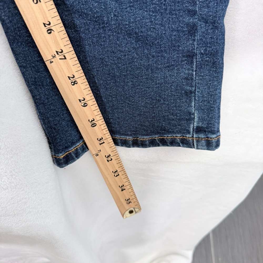 Levis 502 Jeans Mens 38x32 (40x31) Blue Taper Leg Stretch - Picture 7 of 10